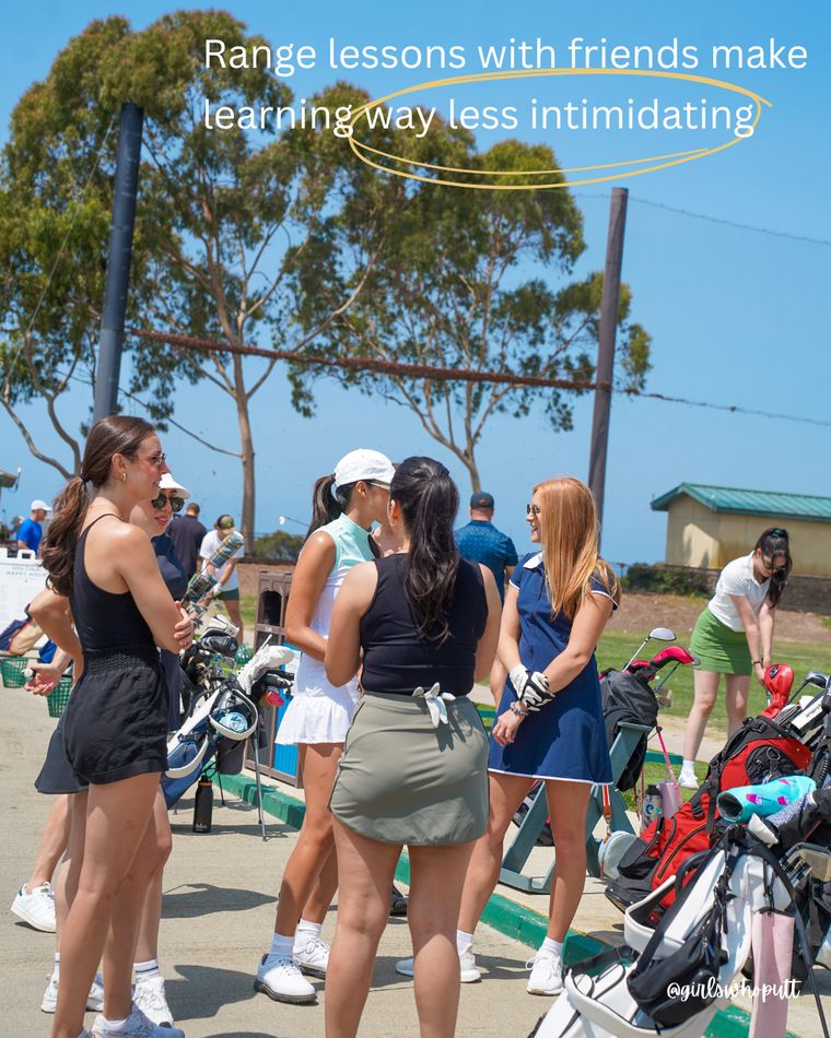 Range lessons with friends make learning way less intimidating.